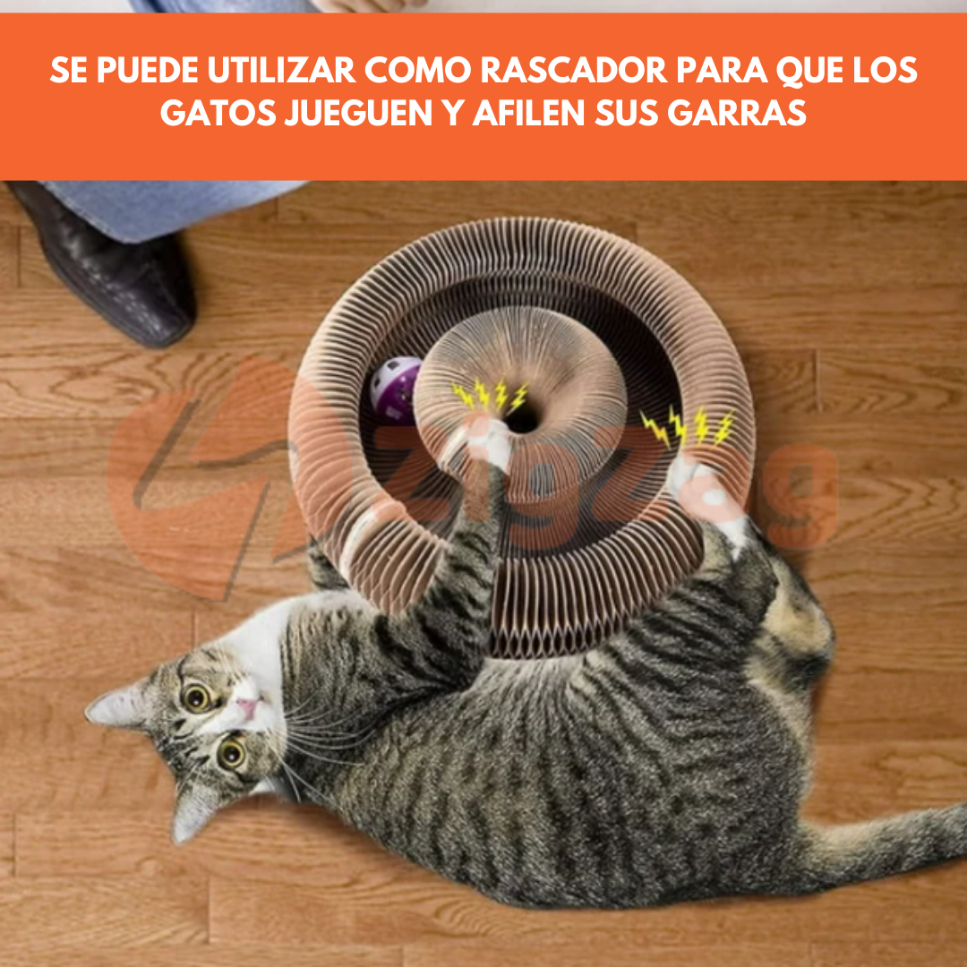 Rascador Para Gatos De Carton Con Pelota