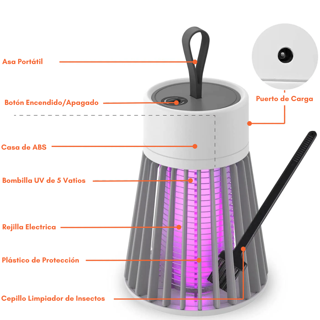 Lampara Mata Mosquitos USB