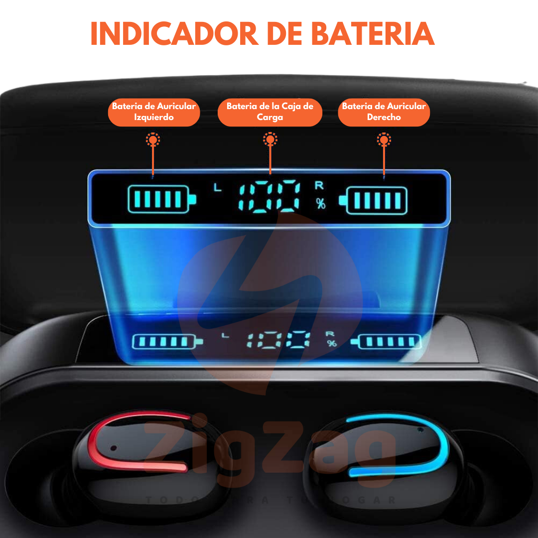 Auricular Bluetooh 5.0 De Larga Duración Sonido HD