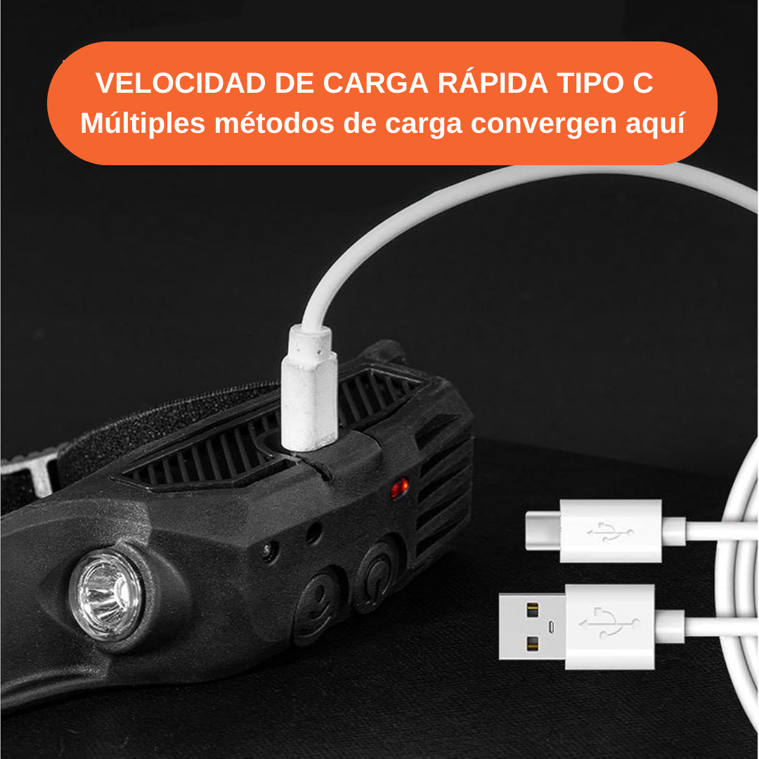 Linterna Minero Grande con Sensor