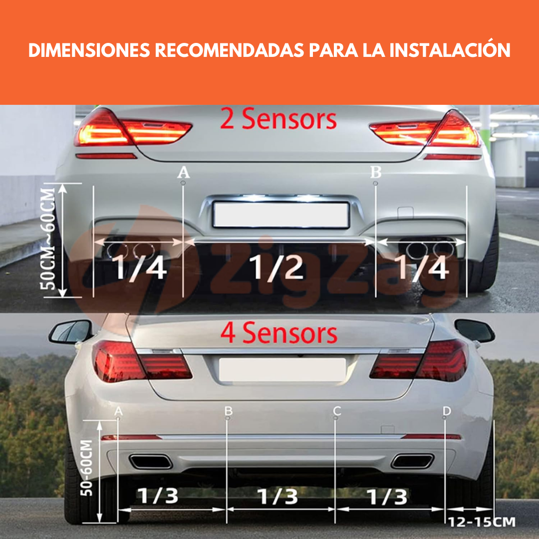 Kit de Sensor de Estacionamiento con Alarma