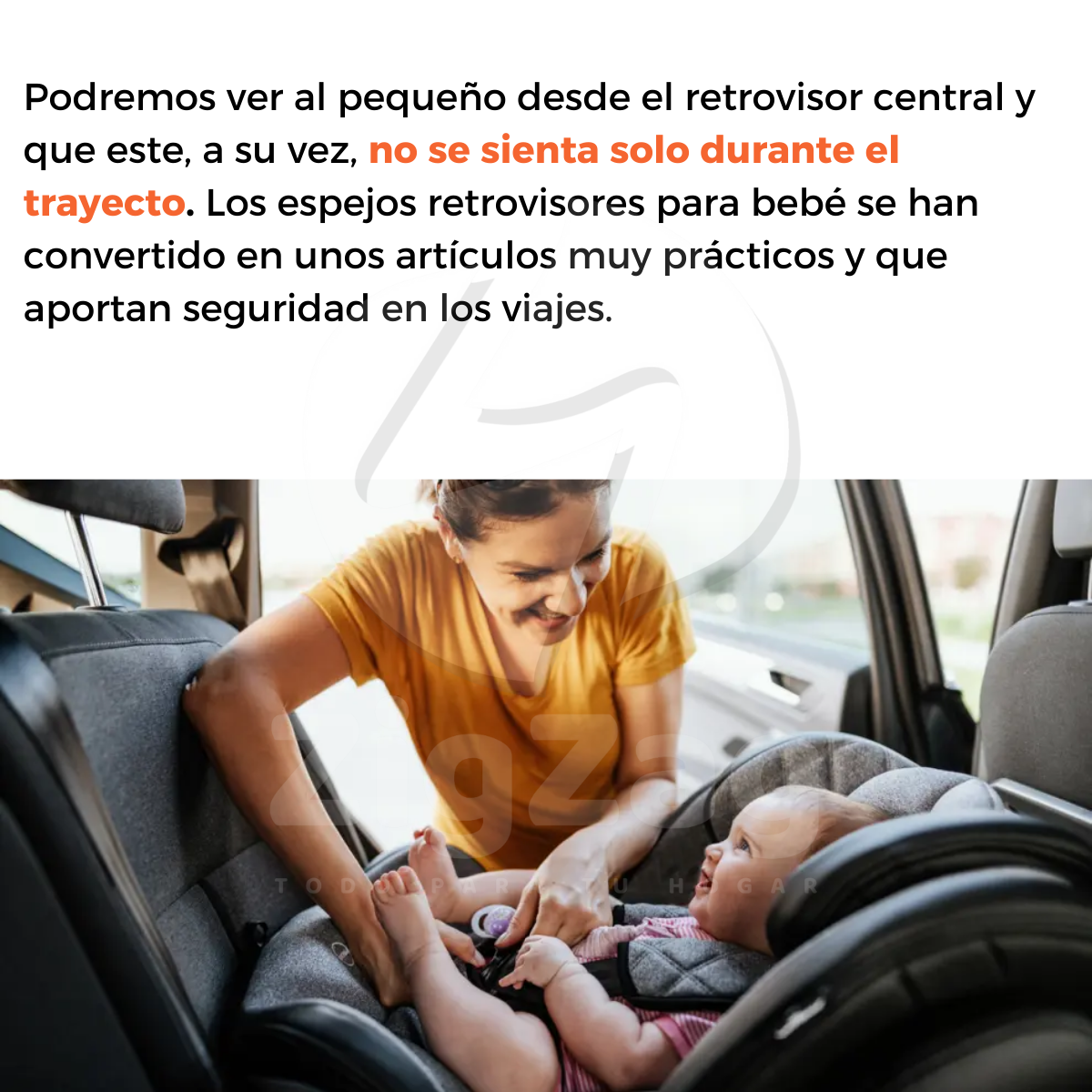 Espejo Para Bebe Auto Asiento