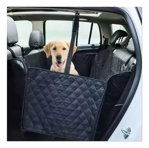 Cubre Asiento de Auto para Mascotas Anti Rasguño Ventilación