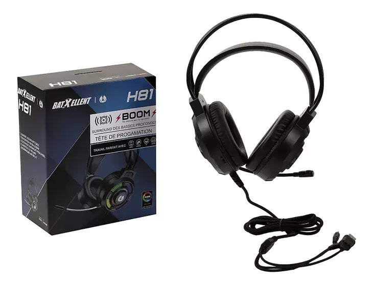 Auricular Gamer RGB H81 Batxellent