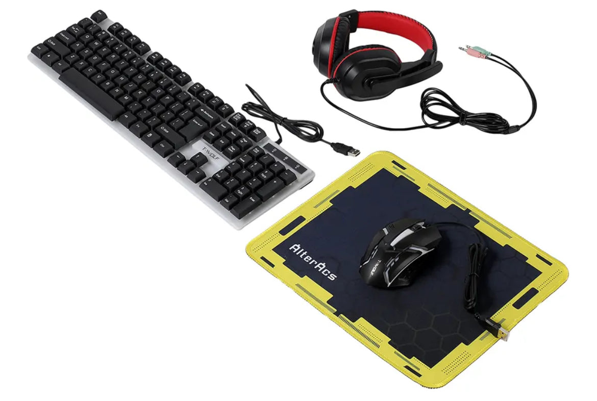 Set Gamer Teclado+Mouse+Auricular